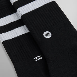 Kith Classics for Stance Crew Sock - Black / White