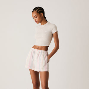 Kith Women Ida II Seersucker Boxer Short - White