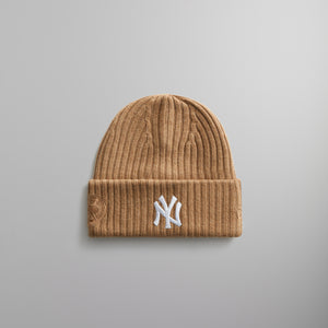 Kith & New Era for the New York Yankees Knit Beanie - Chestnut