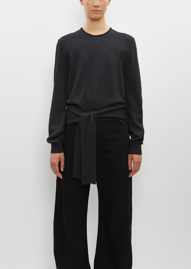 Trompe L'oeil Crew Neck Jumper