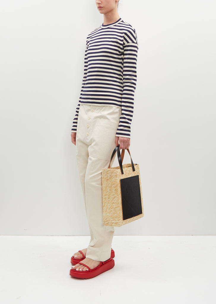 Straw Medium Shopper