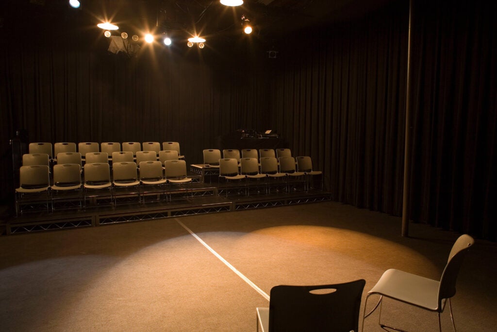 The interior of Davidson/Valentini Theatre