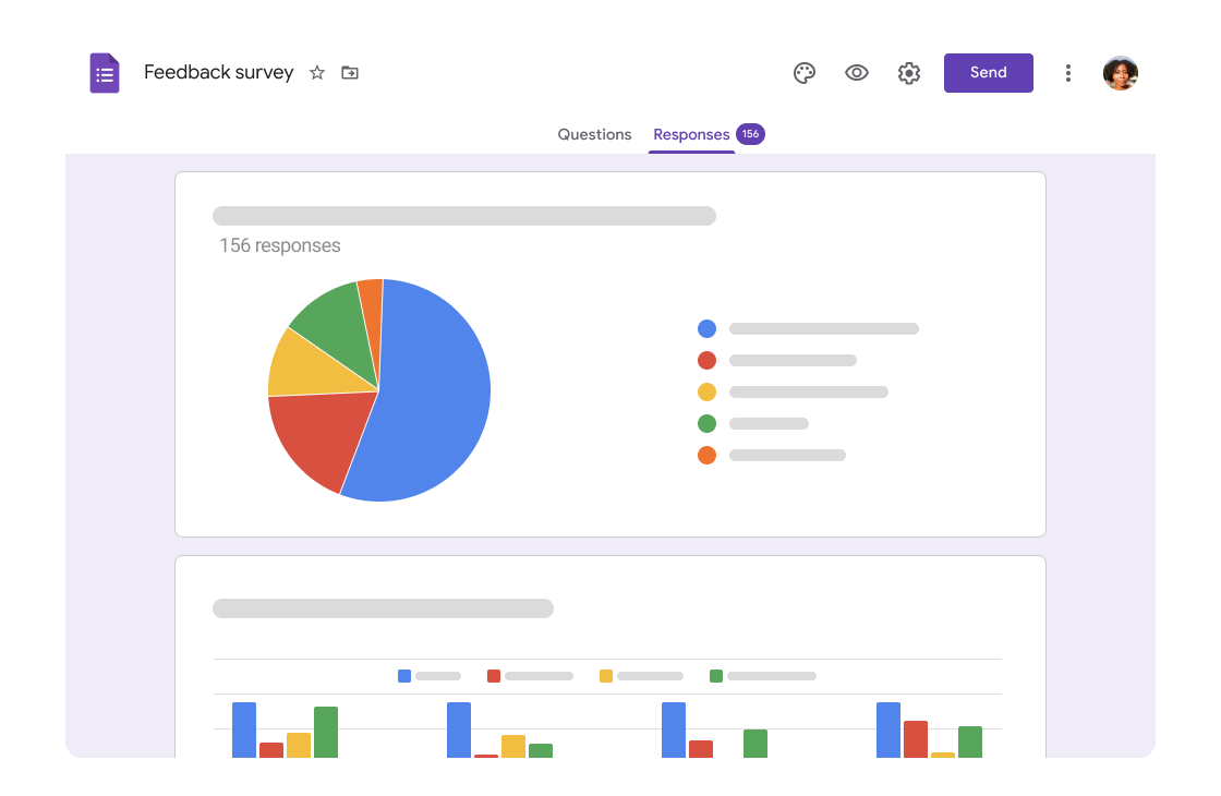 Google Forms results screen 4.