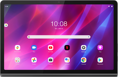 Startbildschirm eines Lenovo Yoga Tab 11