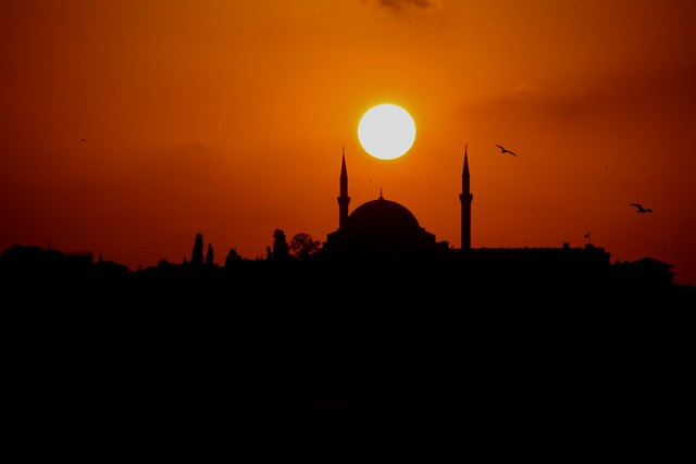 Sunset in Istanbul