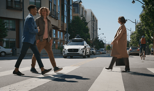 Waymo driving on public roads