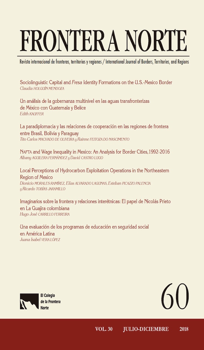 Portada de Frontera Norte 60
