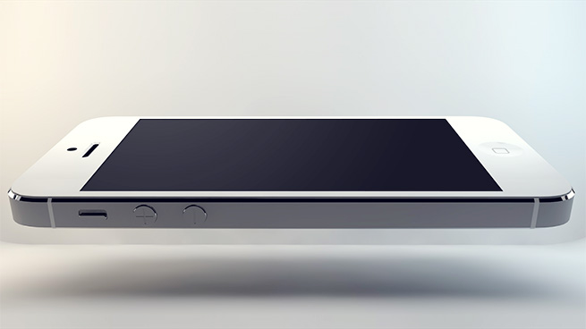 iPhone 5 Levitation Mockup PSD