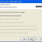 ActivePerlのインストールウィザード