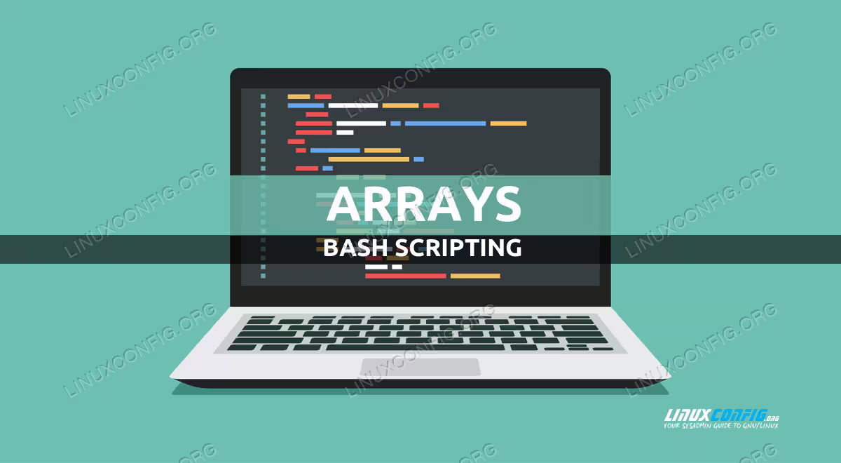 How to use bash array in a shell script
