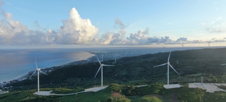 Parque eólico en la provincia de Barahona.