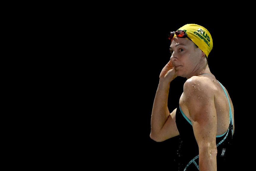 Cate Campbell walks away