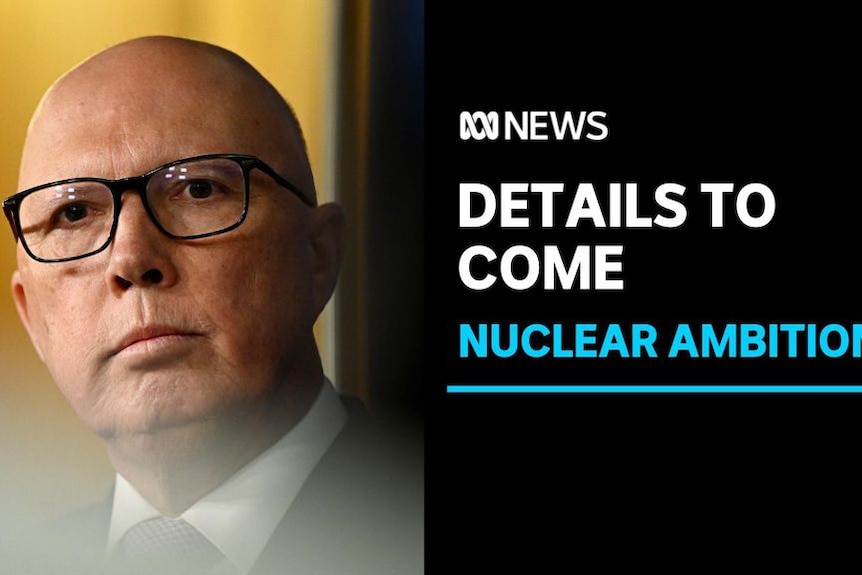 Details to Come, Nuclear Ambitions: Opposition Leader Peter Dutton looks off-camera with a neutral expression.