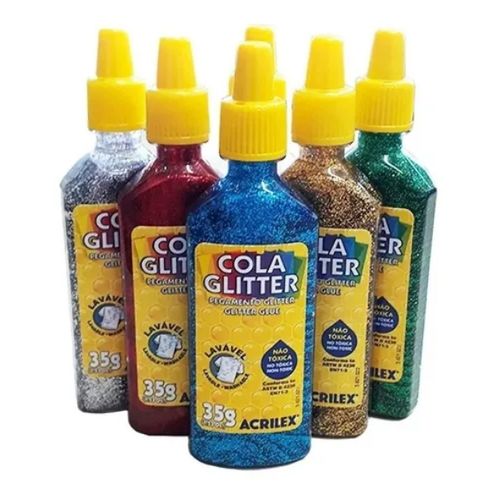 cola glitter 6 cores