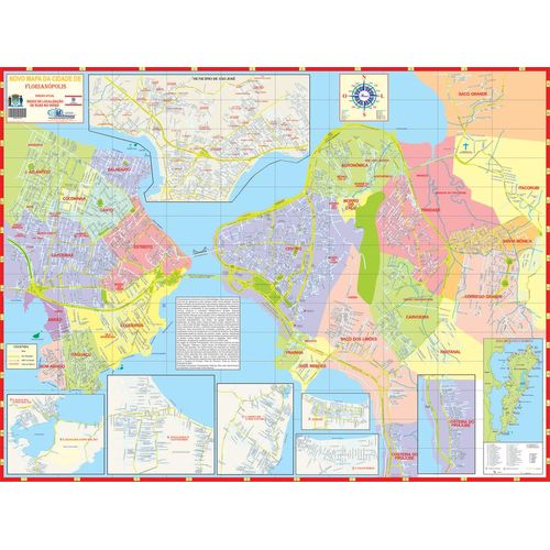 mapa cidade de florianópolis megamapas