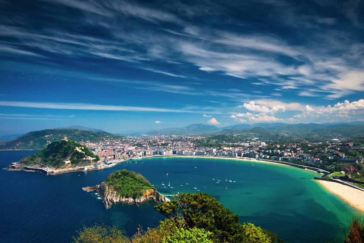 Playa de la Concha, San Sebastián, País Vasco, España