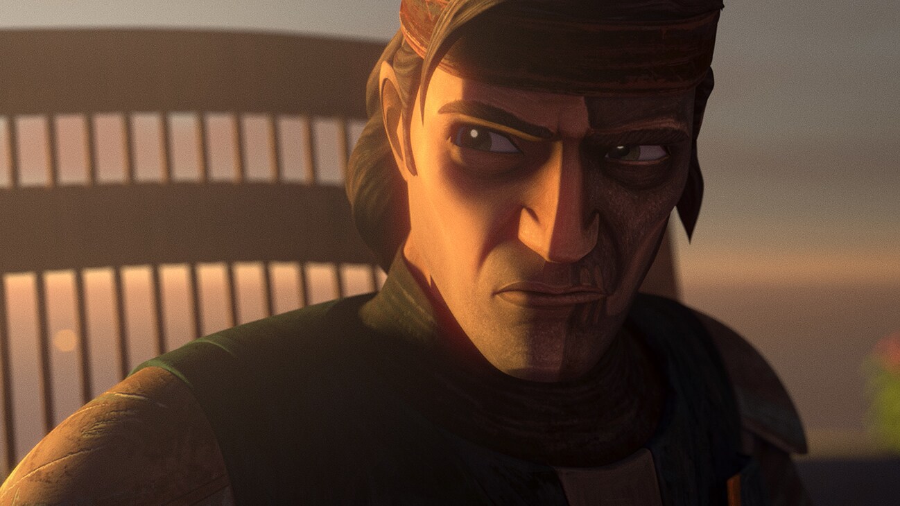 Hunter in a scene from "STAR WARS: THE BAD BATCH", season 3 exclusively on Disney+. © 2024 Lucasfilm Ltd. & ™. All Rights Reserved.