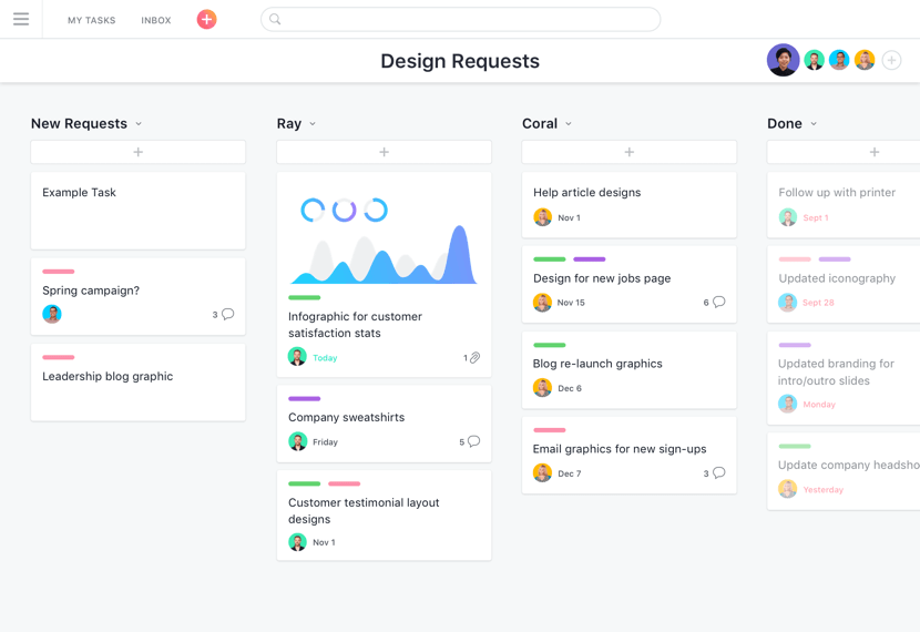 Asana Product Screenshot