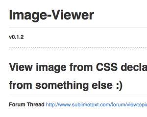 Sublime Text 2 で画像のプレビューを簡単にするパッケージ「Sublime-Text-2-Image-Viewer」