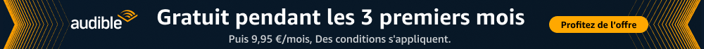 Gratuit pour les 3 premiers mois. L'offre est valable jusqu'au 2 octobre 2024. Gratuit pendant les 3 premiers mois, puis 9,95 €/mois. Résiliation à tout moment. Les conditions générales s'appliquent.