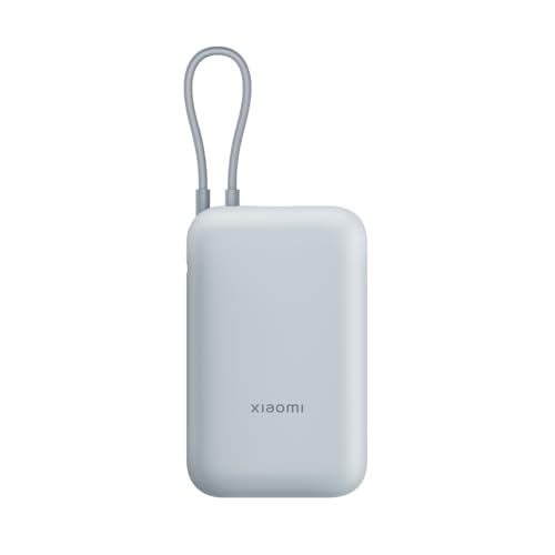 Xiaomi 22.5W Power Bank 10000mAh アイスブルー モバイルバッテリー USB-Cケーブル内蔵 大容量 小型 Type-C 双方向急速充電 最大2.25A出力 PSE技術適合 iPhone/Android対応 3台同時充電可能 低電流充電対応 安全回路保護 旅行/出張/アウトドア/キャンプ/停電対策