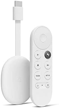 Google TV Chromecast com (HD) - Reproduz conteúdo em streaming na TV com o comando de controlo por voz - filmes, séries em HD