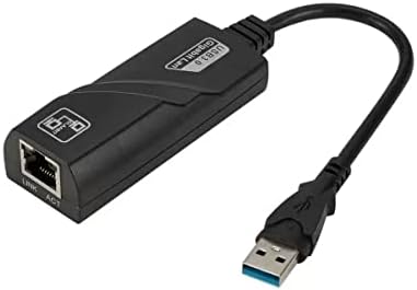 Adaptador USB 3.0 para Ethernet, USB 3.0 para 10/100/1000 Mbps Gigabit RJ45 Adaptador de rede LAN Ethernet Notebook, PC