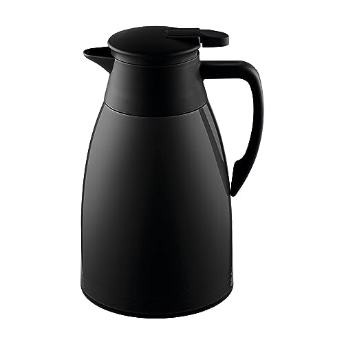 Garrafa Térmica 1 Litro Bule Térmico Linha Madri Bkza - Para Café Chá Chimarrão Mate - Sistema de Gatilho Prático - Anti Gote