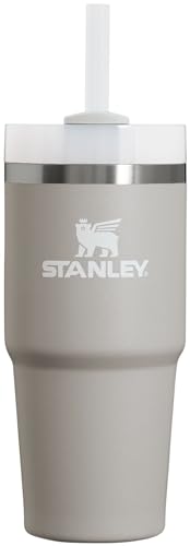 Stanley Quencher H2.0 FlowState - Vaso aislado al vacío de acero inoxidable con tapa y popote para agua, té helado o café, li