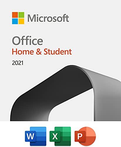 Microsoft Office Home & Student 2021 | Classic Apps: Word, Excel, PowerPoint | One-Time purchase for 1 PC/MAC | Instant Downl