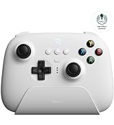 8Bitdo Ultimate 2.4G Wireless Controller, Hall Effect Joystick Update, Gaming Controller with Cha...