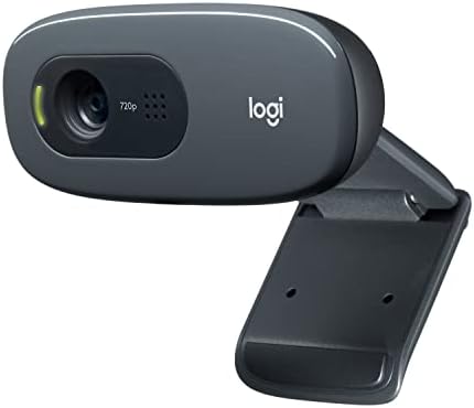 Webcam HD Logitech C270 com Microfone Embutido e 3 MP para Chamadas e Gravações em Vídeo Widescreen