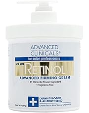 Advanced Clinicals アドバンスド クリニカルズ レチノールファーミングクリーム 無香料 454g (16 oz) [並行輸入品]