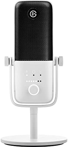 elgato Wave:3 White - Premium Studio Quality USB Condenser Microphone for Streaming, Podcast, Gaming and Home 