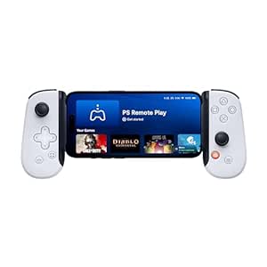 BACKBONE One Mobile Gaming Controller for iPhone (Lightning) - PlayStation Edition - 2nd Gen - Turn Your iPhone into a Gaming Console - Play Xbox, PlayStation &amp; More (3 Months Apple Arcade Included)