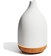 InnoGear Oil Diffuser, 150ML Handcrafted Ceramic Diffuser for Essential Oils Aromatherapy Diffuse...