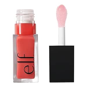 e.l.f. Glow Reviver Lip Oil, Nourishing Tinted Lip Oil For A High-shine Finish, Infused With Jojoba Oil, Vegan &amp; Cruelty-free, Pink Quartz