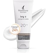 MANTECORP - Hidratante Rejuvenescedor Ivy C Corpo e Colo - Reduz Rugas, Hidratação e Proteção Sol...