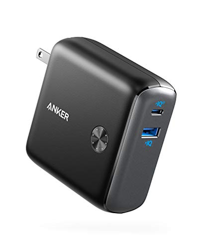 Anker PowerCore Fusion 10000 (9700mAh 20W PD モバイルバッテリー搭載USB充電器) 【コンセント一体型/折りたたみ式プラグ/USB Power Delivery対応/PSE技術基準適合 】 iPhone 13 iPad Air(第4世代) Android その他 各種機器対応 (ブラック)