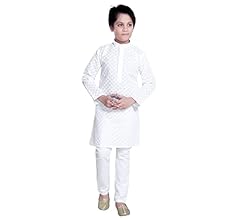 traditional ethnic wear cotton kurta pajama set for boys