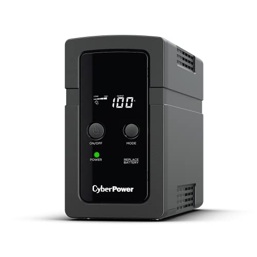 CyberPower (サイバーパワー) CPJ500 無停電電源装置 UPS 常時商用給電/正弦波 500VA/300W 家庭用 3年保証