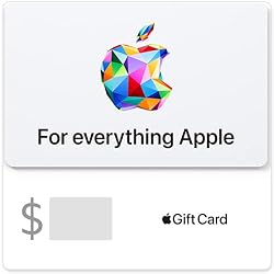 Apple Gift Card - App Store, iTunes, iPhone, iPad, AirPods, MacBook, accessories and more (eGift)