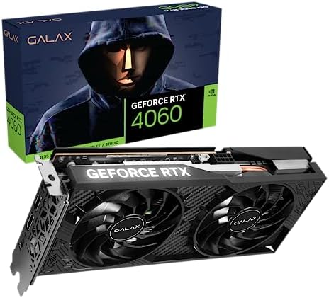 Placa de VIdeo RTX4060 8GB GDDR6 128BITS 1-CLICK OC 2X GALAX 46NSL8MD8LOC