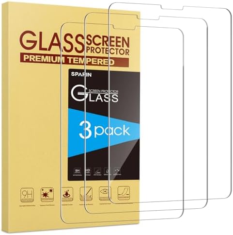 SPARIN 3 Pack Screen Protector for iPad Air 5th/4th Generation 10.9 inch (2022/2020) iPad Pro 11 inch (2022/2021/2020/2018), Tempered Glass for iPad Air 5/Air 4-Case Friendly