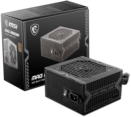 Fonte de Alimentação MSI MAG A650BN 650W 80 Plus Bronze PFC Ativo