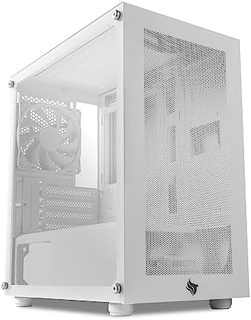 Gabinete Gamer Pichau HX300M Glass, Mid-tower, Lateral de Vidro, Branco, PG-HX3-WHM1