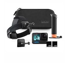 GoPro Hero12 Bundle Pack - Includes Hero12 Action Camera, 2-Batteries, Floating Hand Grip, Head Strap, Curved Adhesive Moun…