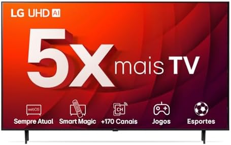 Smart TV 65" 4K LG UHD ThinQ AI 65UR9050PSA HDR Bluetooth Alexa Google Assistente Airplay2 3 HDMI