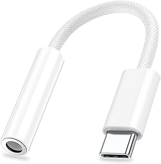 タイプc イヤホンジャック 変換 【2024アップグレード版】オーディオ 変換 USB C 3.5mm 3極 4極 イヤホン変換アダプター 音量調節/通話/音楽対応 DAC搭載 ハイレゾ音質 24bit/96KHz対応 高耐久性 強化編組ナイロ...