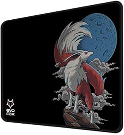 EvoFox Falcon X35 Gaming Mouse Pad with Micro-Textured Speed Surface, Non-Slip Rubber Base, Anti-fray Stitched